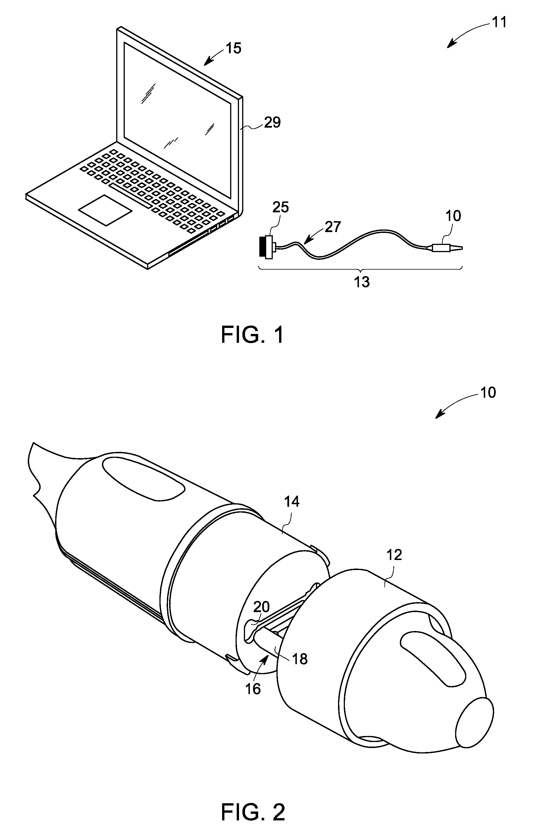 Ultrasound probe with replaceable head portion