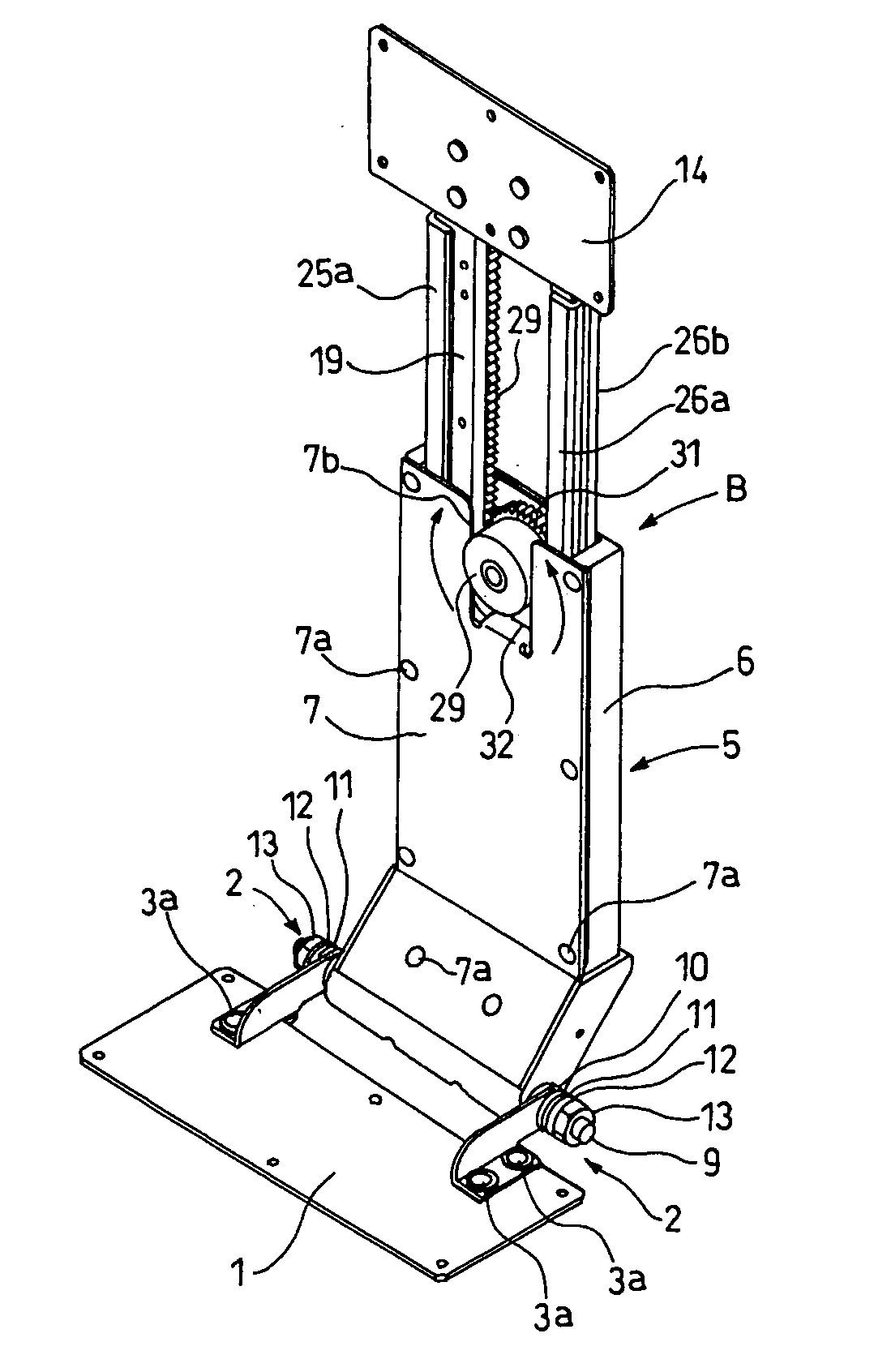 Stand for display monitor