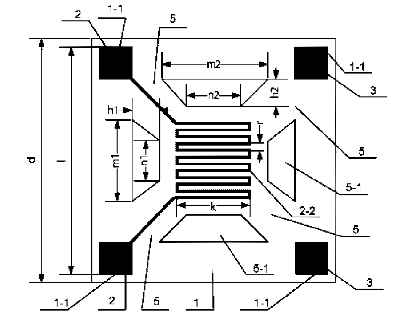 Semiconductor-type gas sensor with A1N heat isolation panel double-side micro structure and manufacturing method thereof