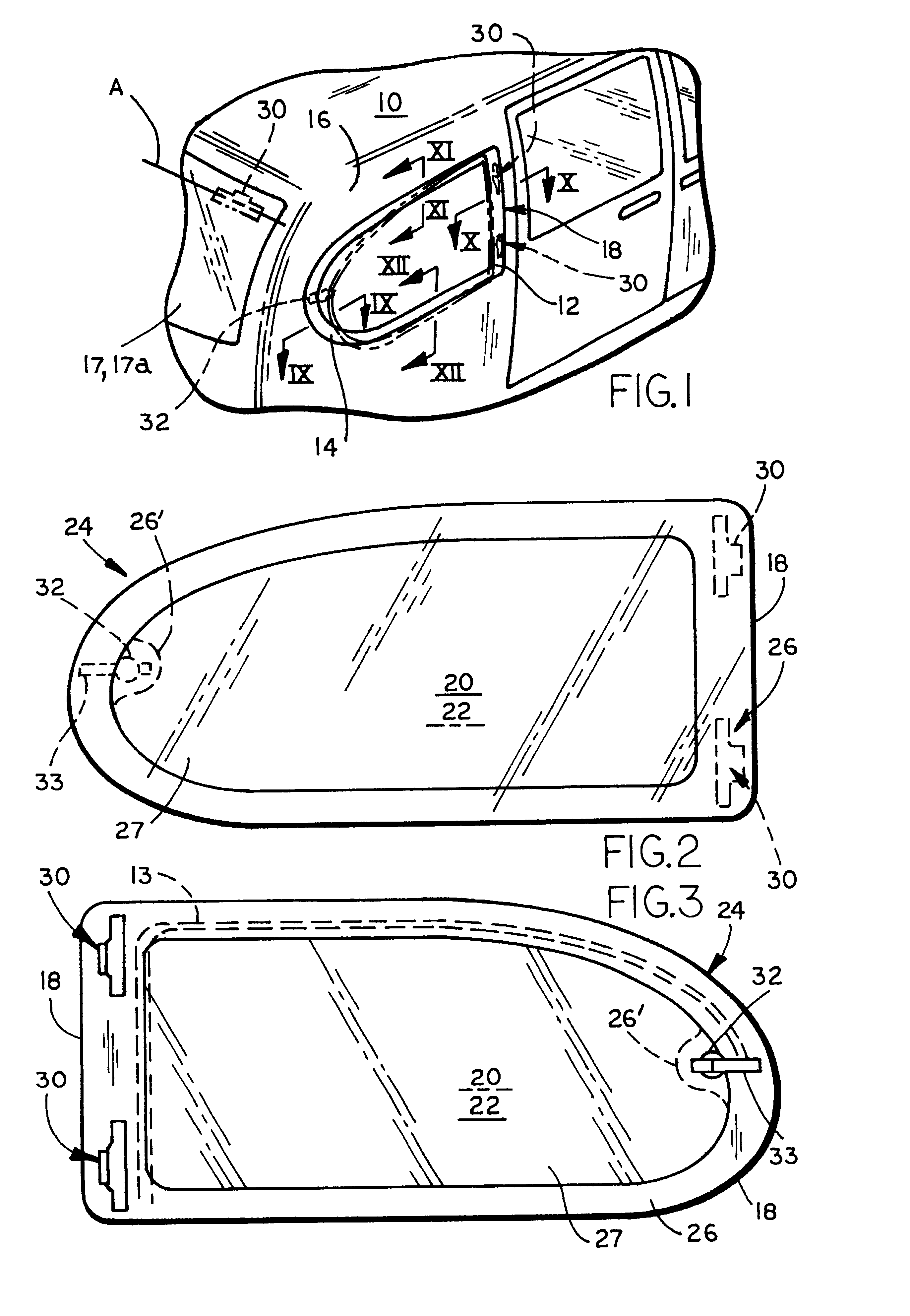 Articulated window assembly for vehicles