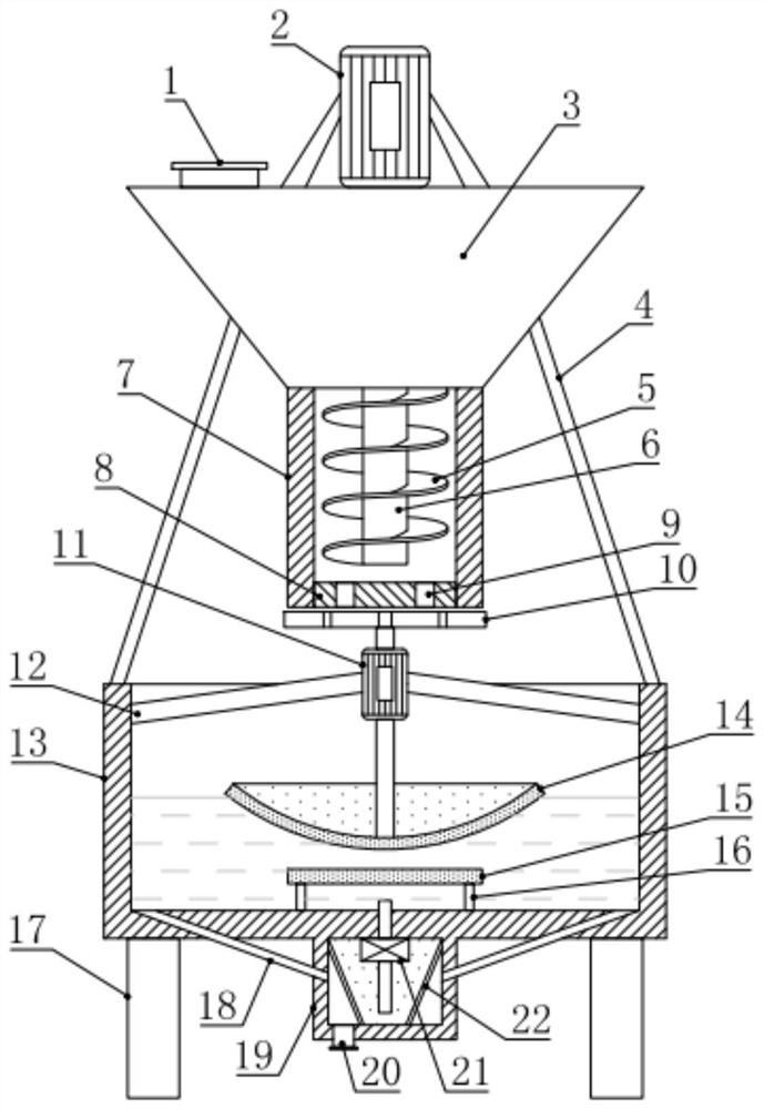 Ball deep-frying device for food processing