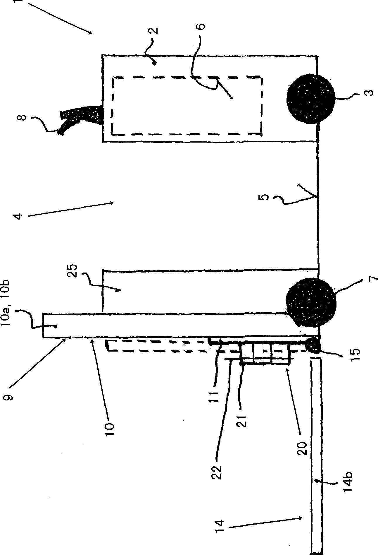 Industrial truck with a lifting device and a trailer device