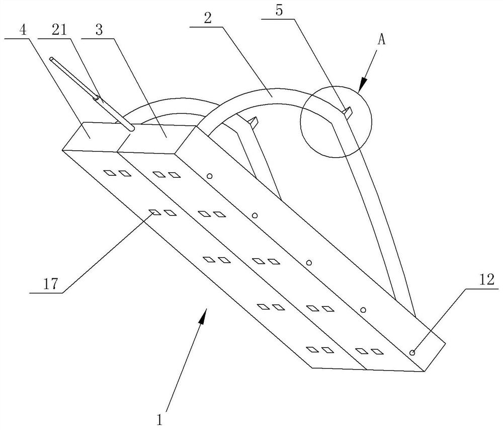 A tourism management indicating device