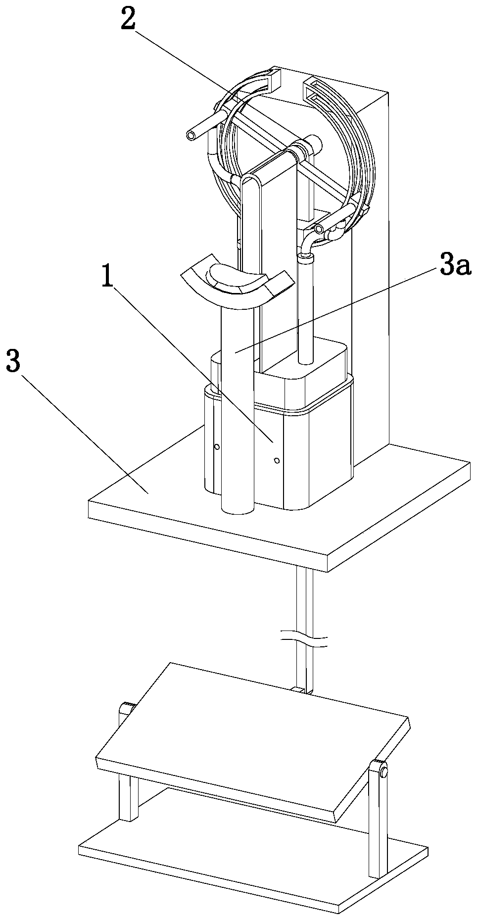 A medical steam therapy device for facial skin diseases