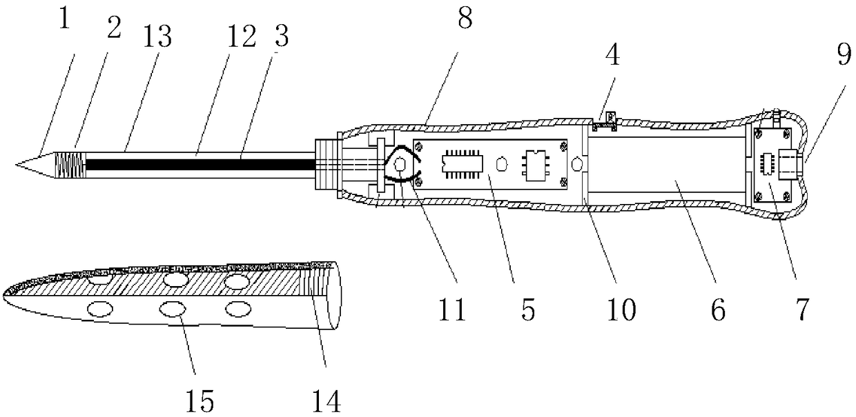 Portable charging soldering iron