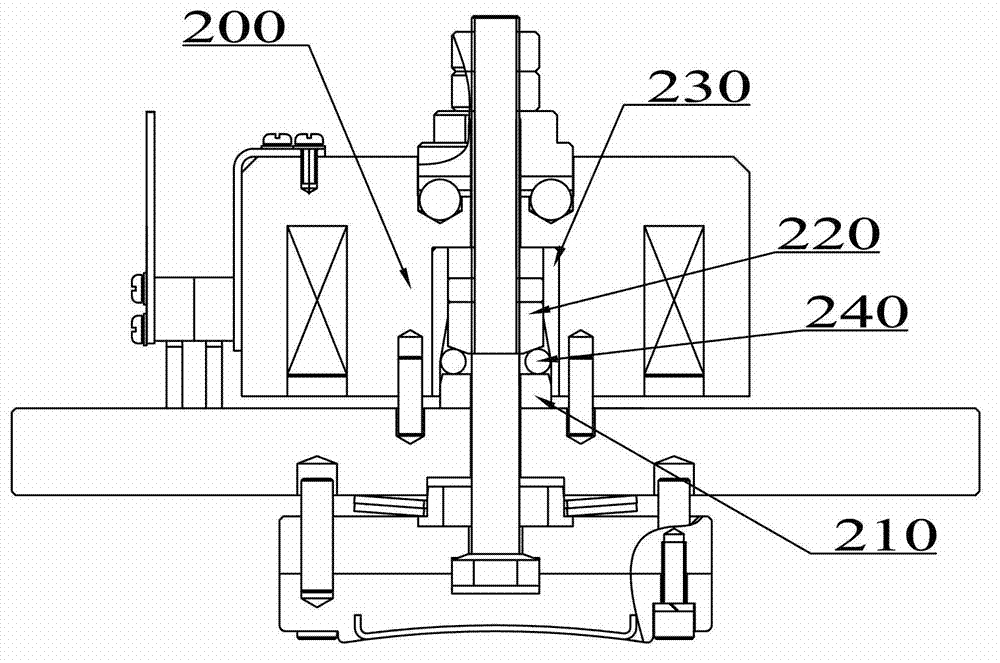 Electromagnet of built-in inclined plane force-amplifier