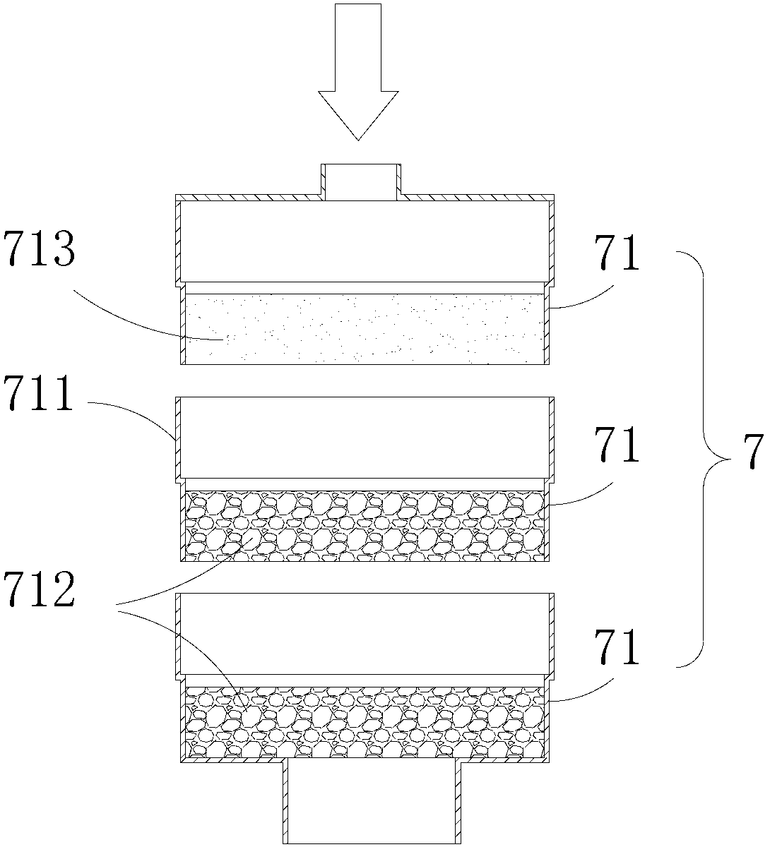 Smoke removing type moxa-moxibustion device