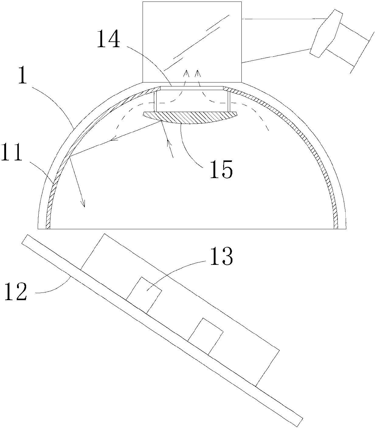 Smoke removing type moxa-moxibustion device