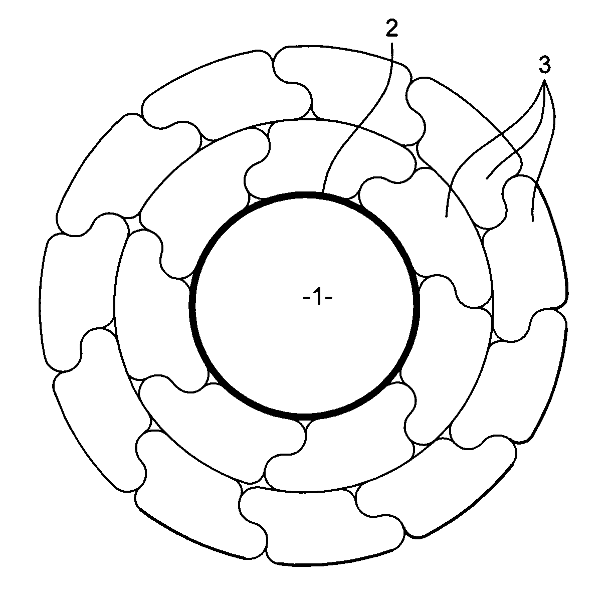 Electricity transport conductor for overhead lines