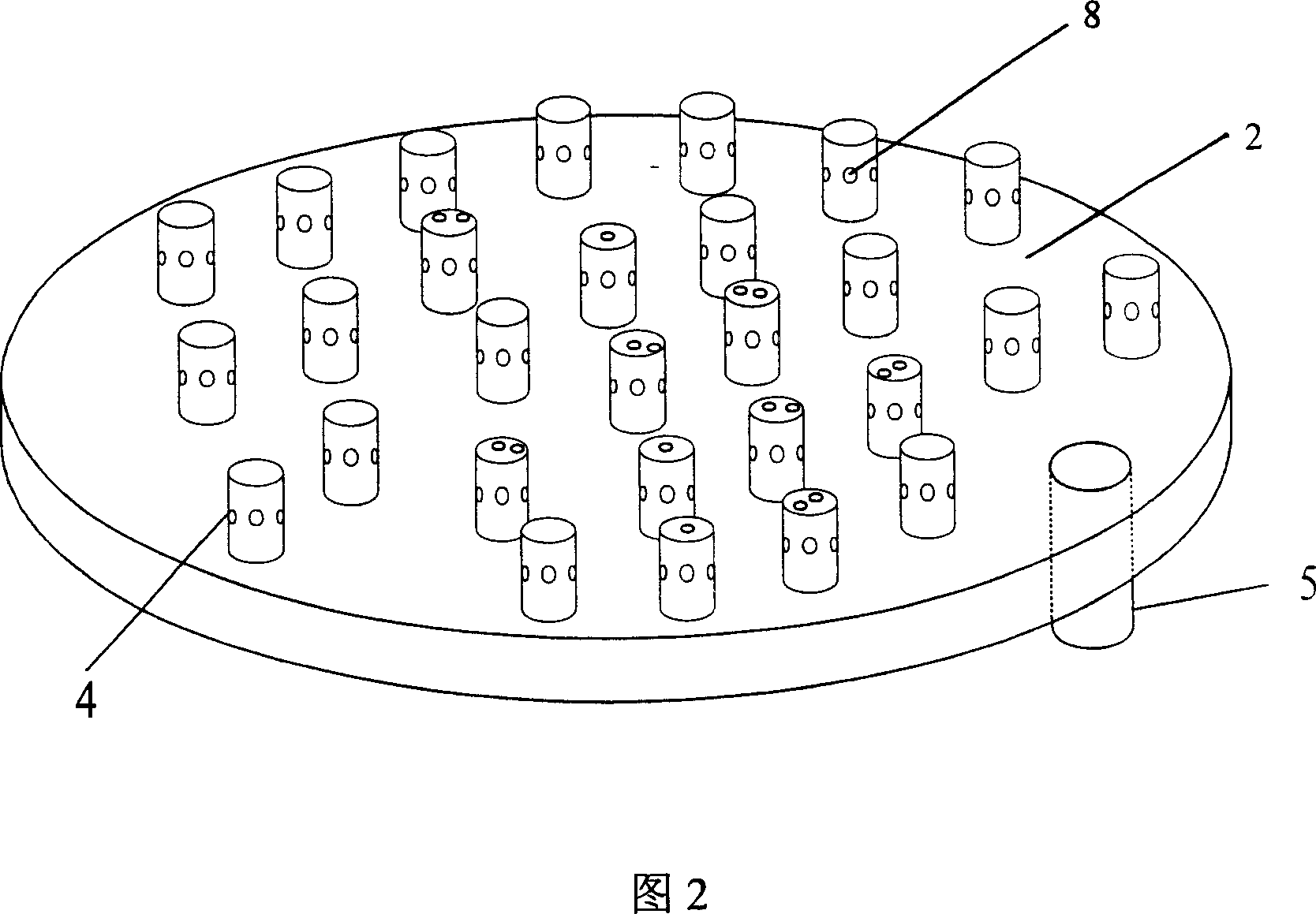 Multi-phase bubbling reactor