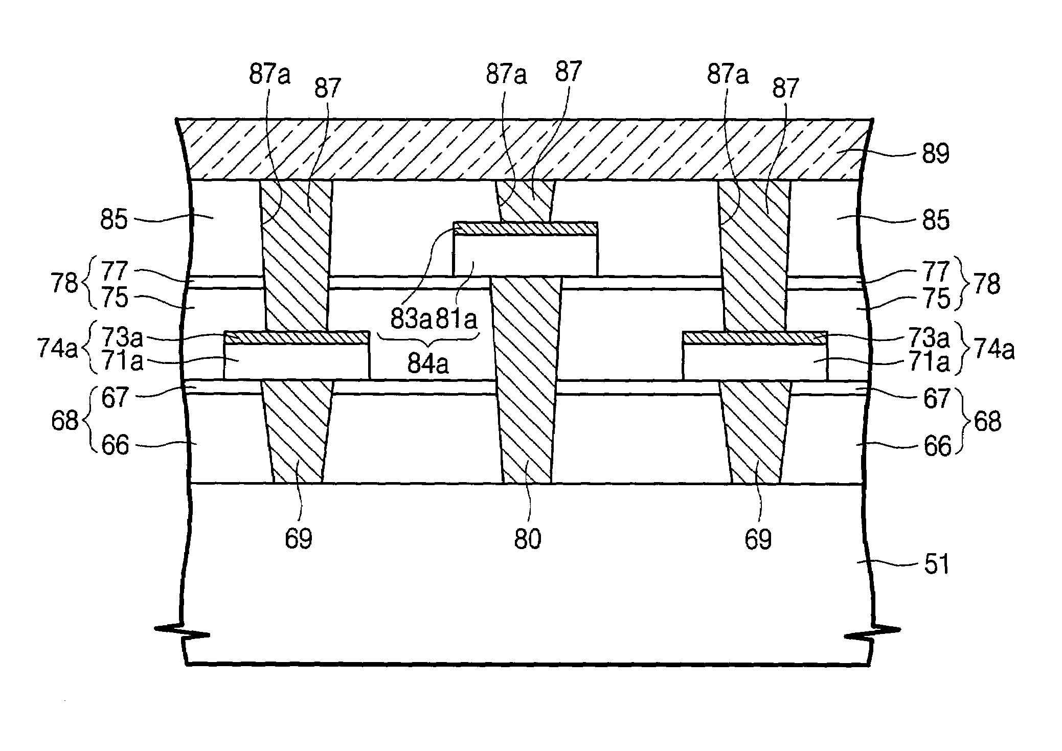 Phase changeable memory devices having multi-level data storage elements and methods of fabricating the same