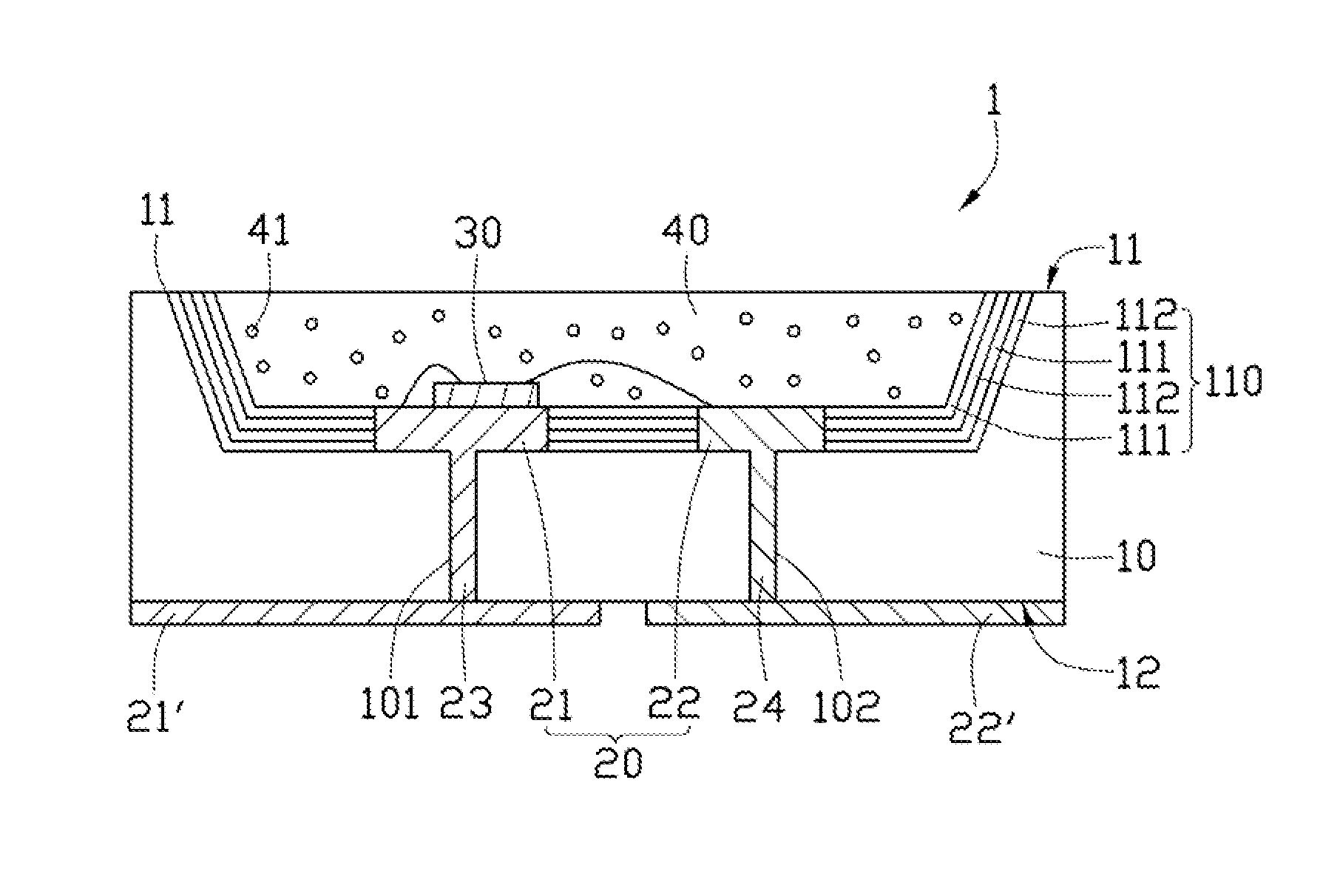 Light emitting diode package and manufacturing method thereof