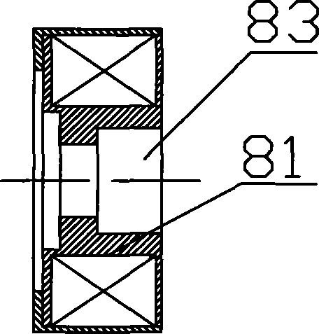 Flat tire braking system