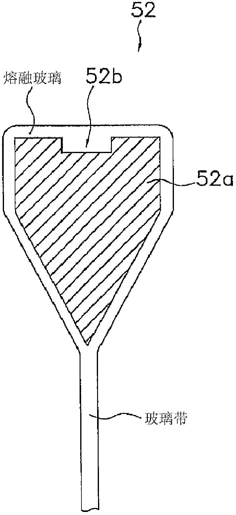 Glass pane manufacturing method and glass pane manufacturing device