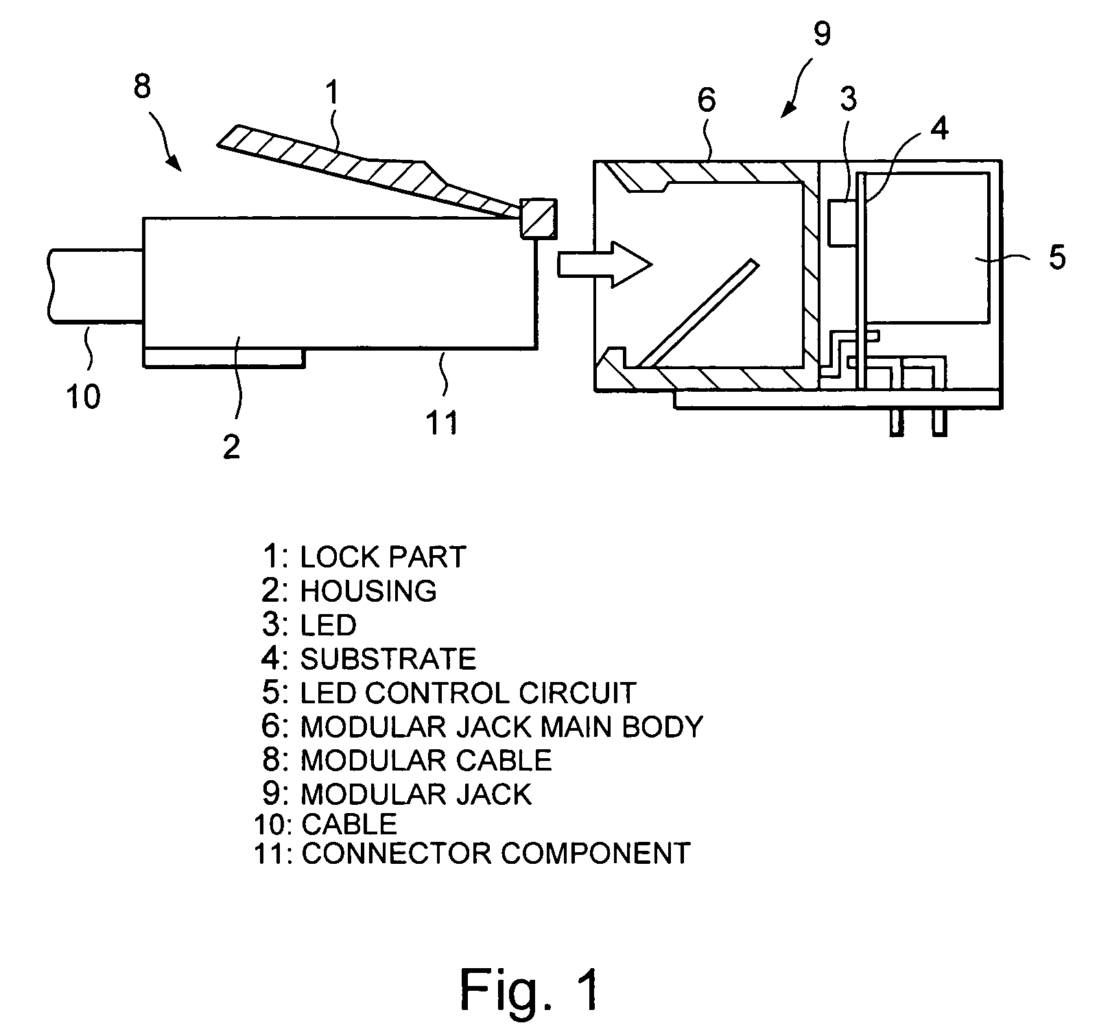 Connector component and connector assembly