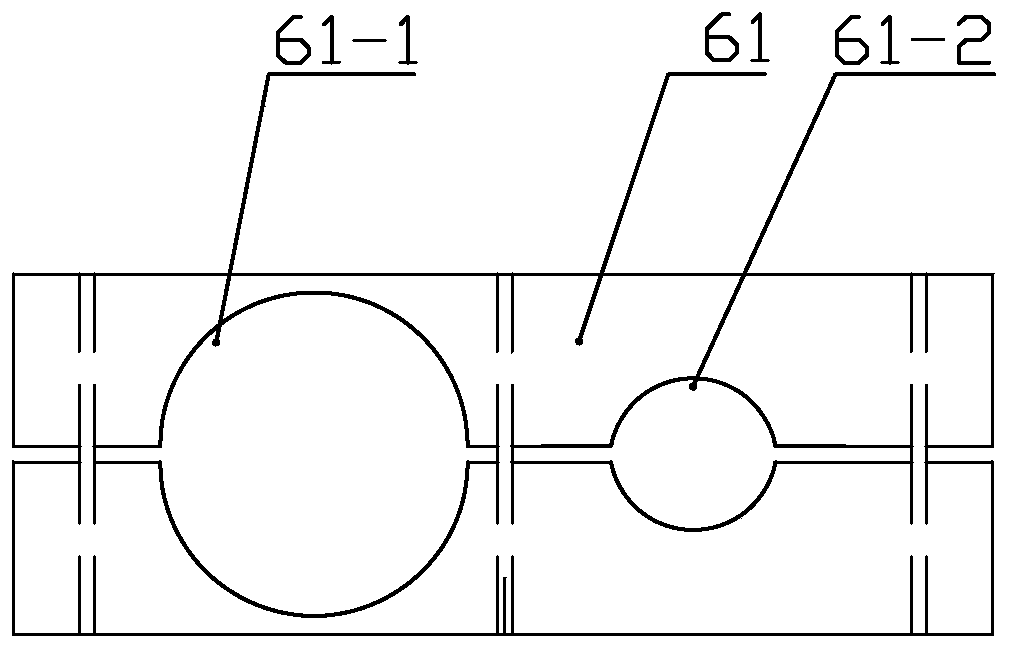 Tension-tension fatigue testing device for fiber rod body and fatigue performance evaluation method