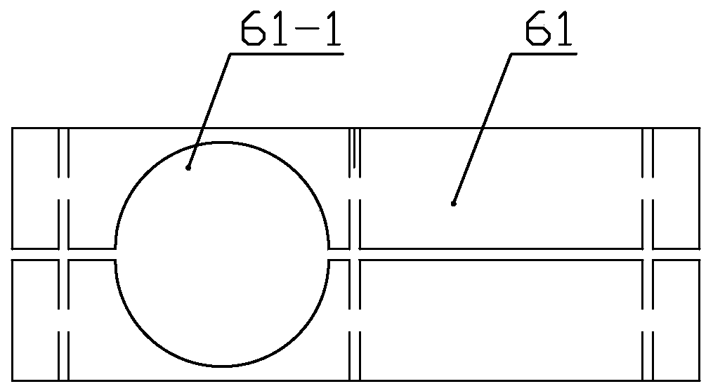 Tension-tension fatigue testing device for fiber rod body and fatigue performance evaluation method