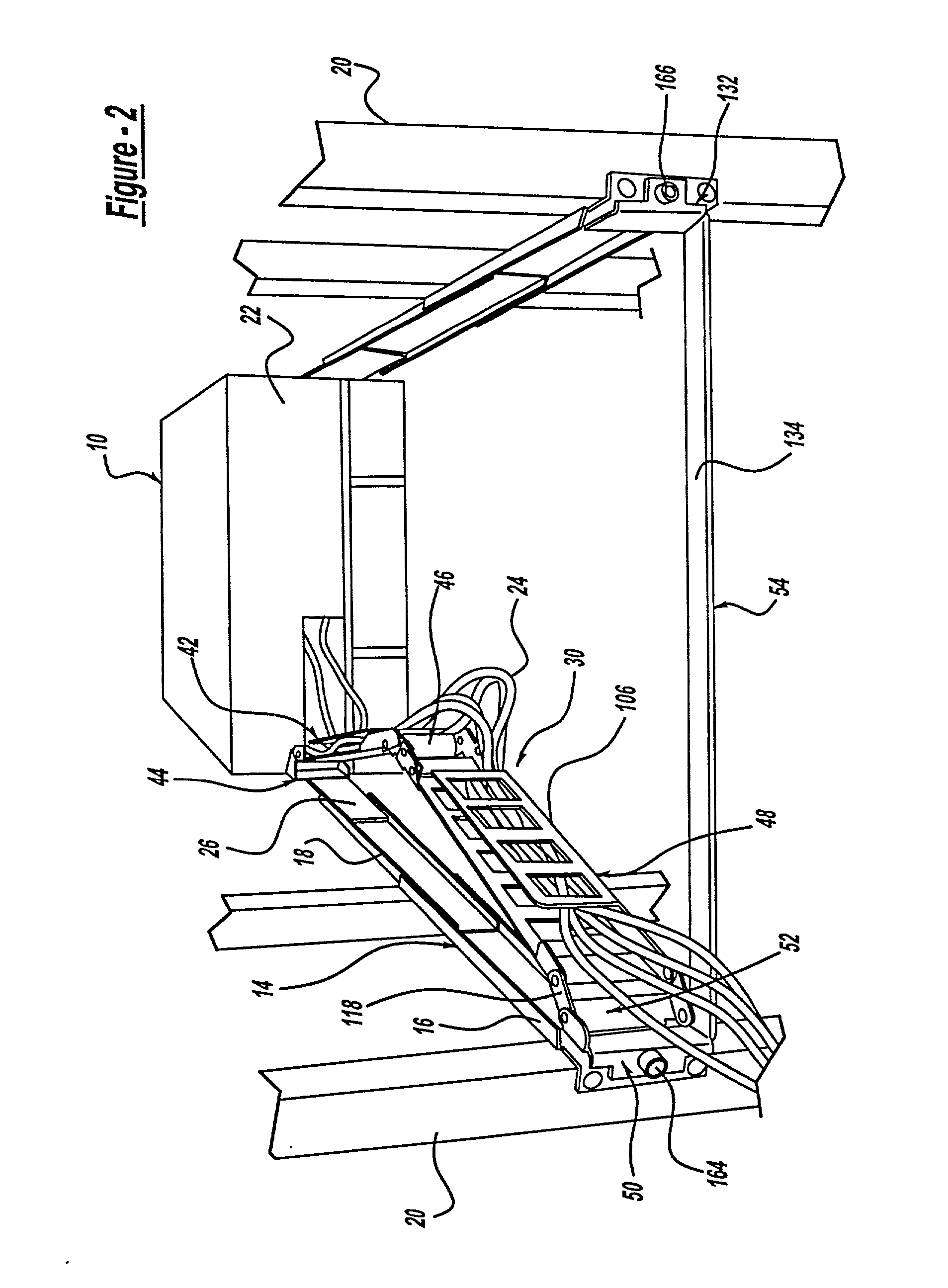 Cable management arm with trough and breakaway feature