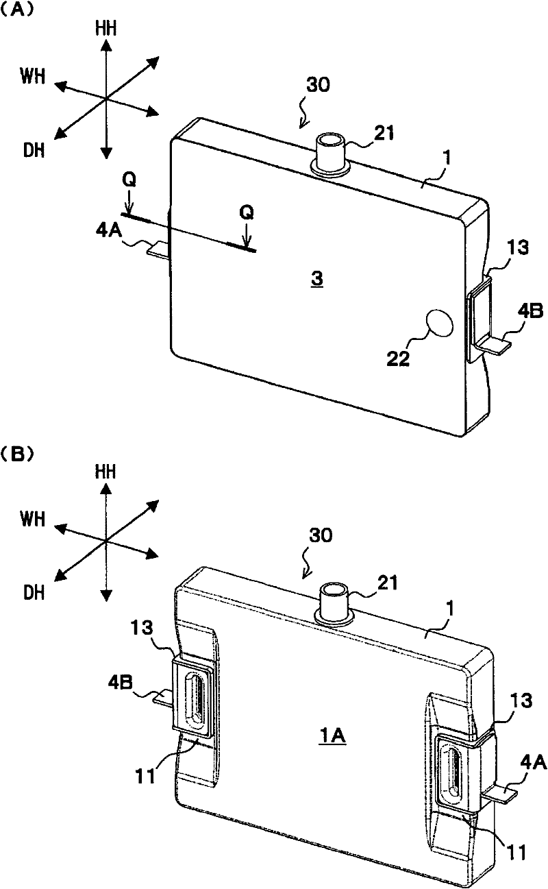 Secondary battery and manufacturing method therefor