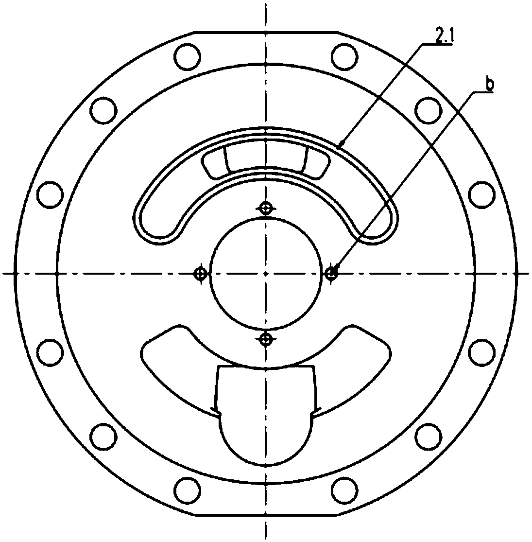 A forced return plate distribution plunger type water pump