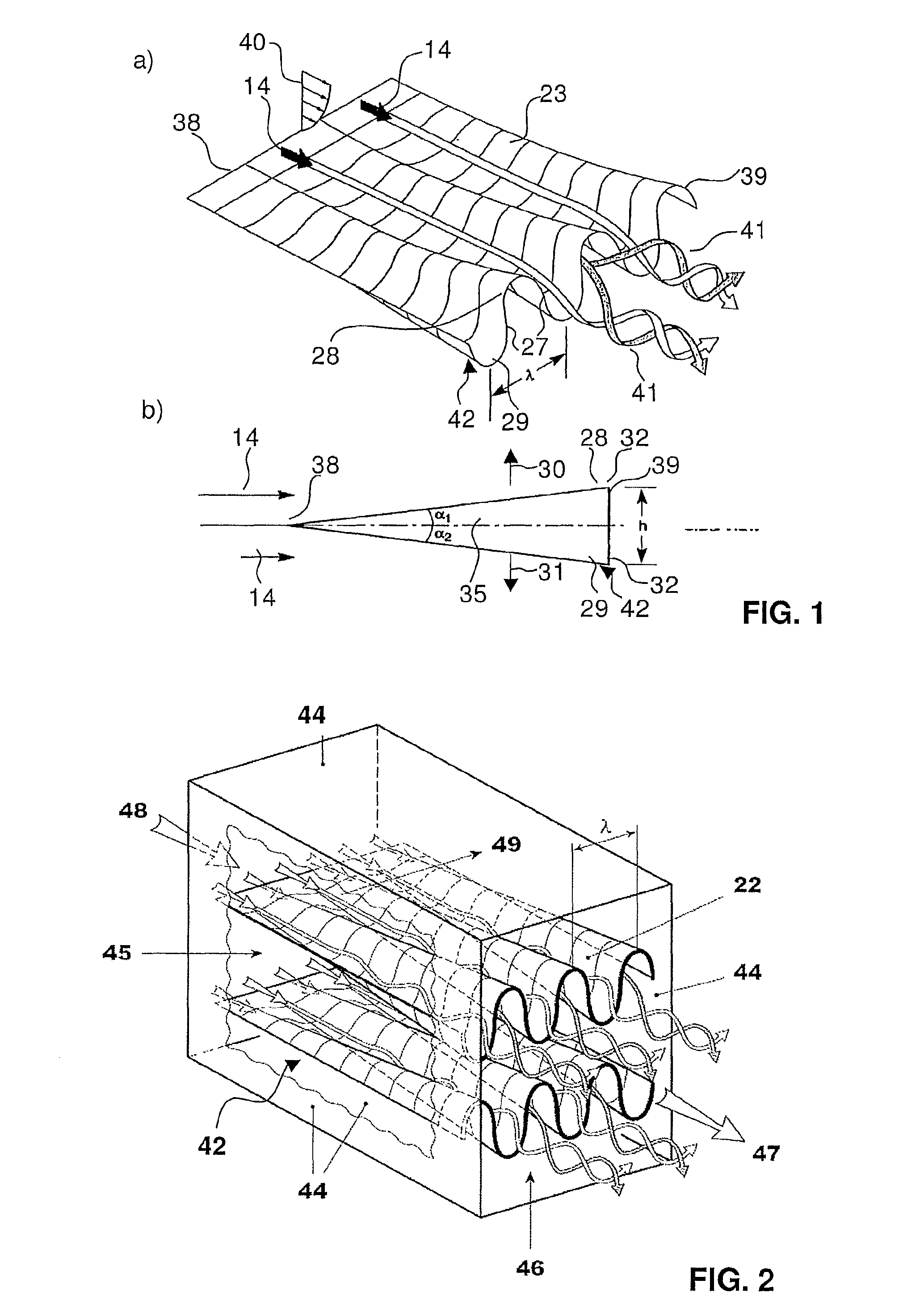 Flow straightener and mixer