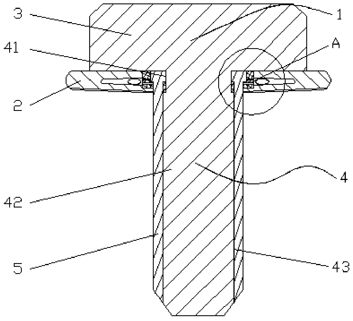 Corrosion-resistant high-strength hexagonal bolt