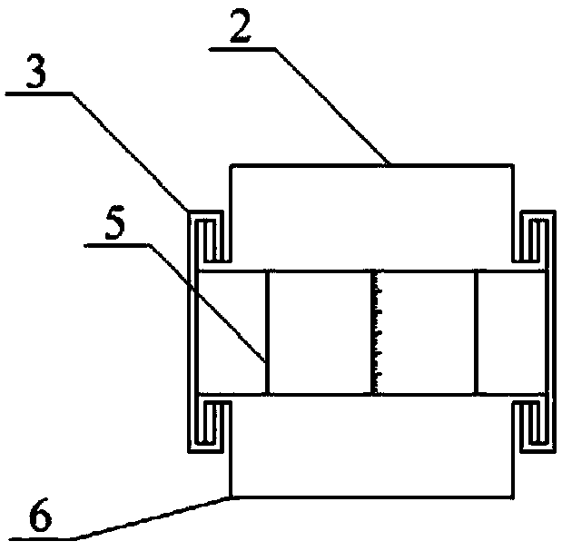 Nuclear magnetic resonance test non-magnetized saturation test sample preparation device and preparation method thereof