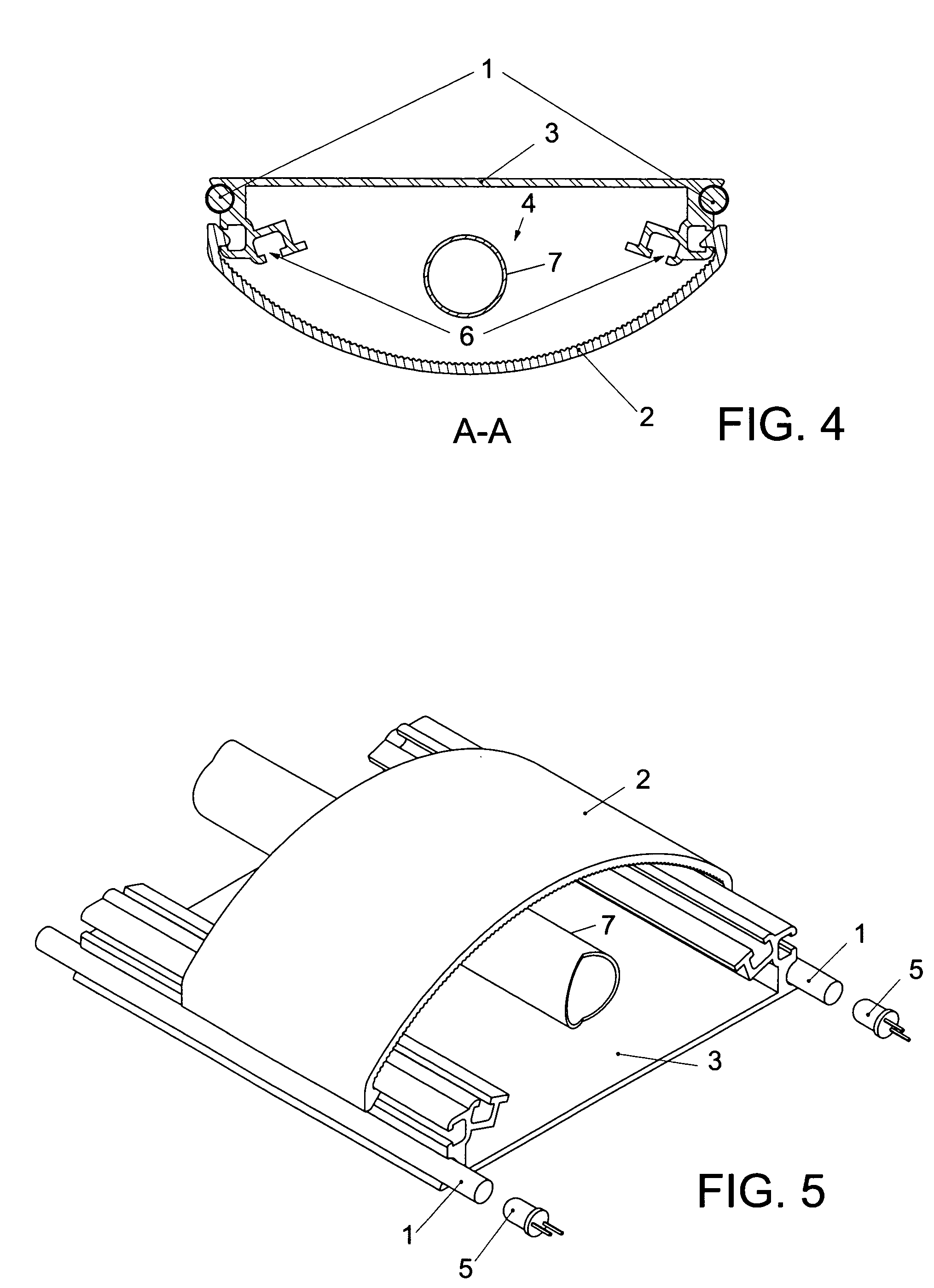 Arrangement in connection with a lighting fixture, and a lighting fixture