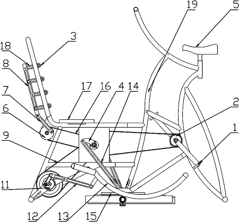 Multi-position interactive bodybuilding device