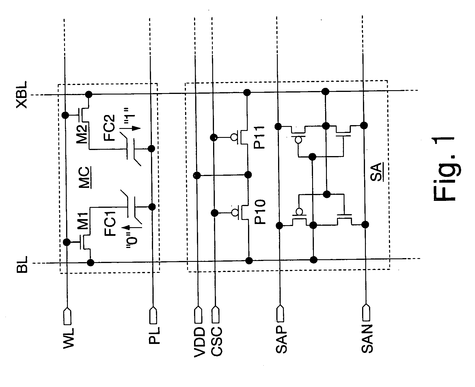 Ferroelectric memory