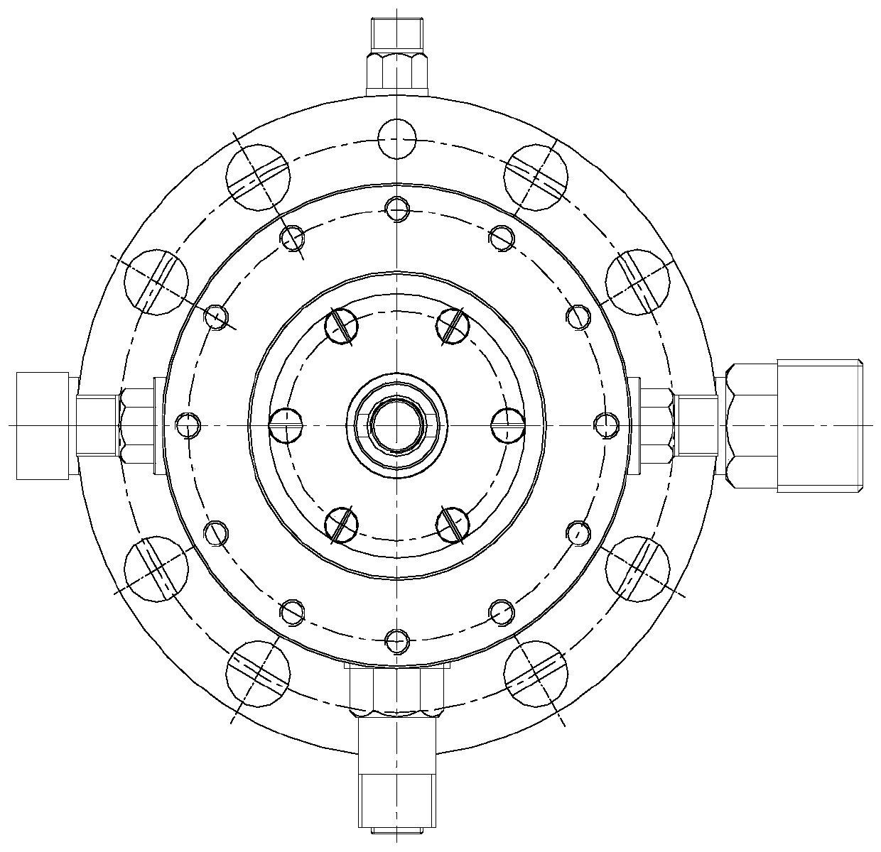 An ultra-high-speed turbine suitable for high temperature and high back pressure dry gas seal structure