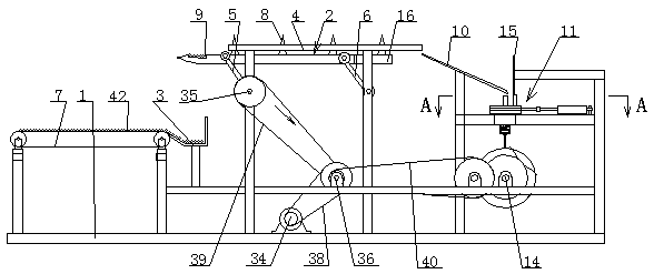 Feeding mechanism of rebar hoop forming machine