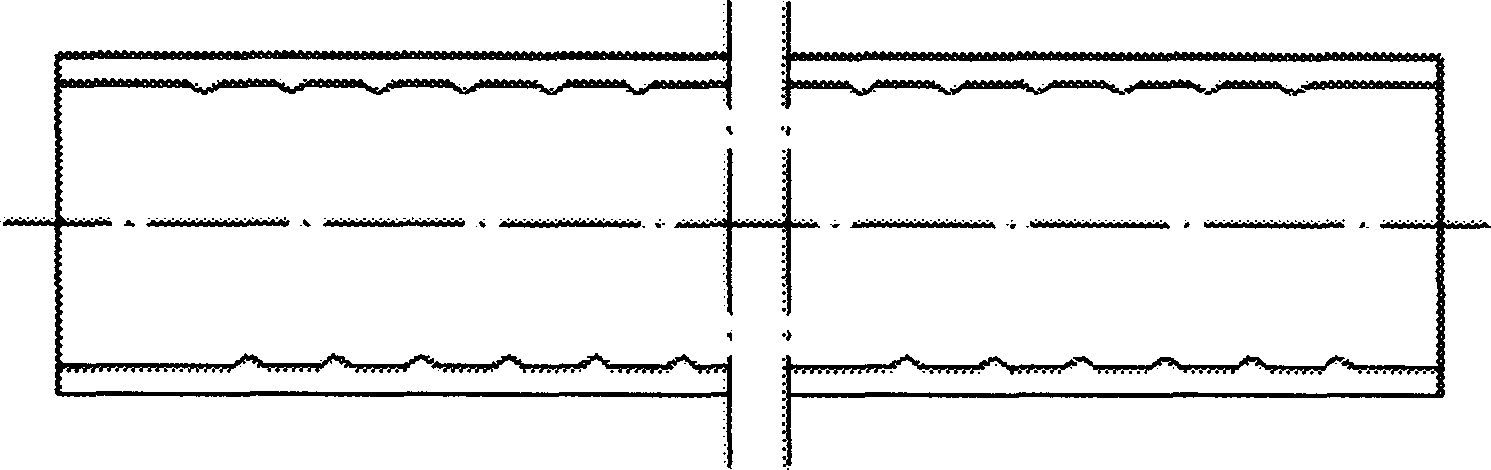 Spinning flow high efficiency heat exchange pipe and its producing method