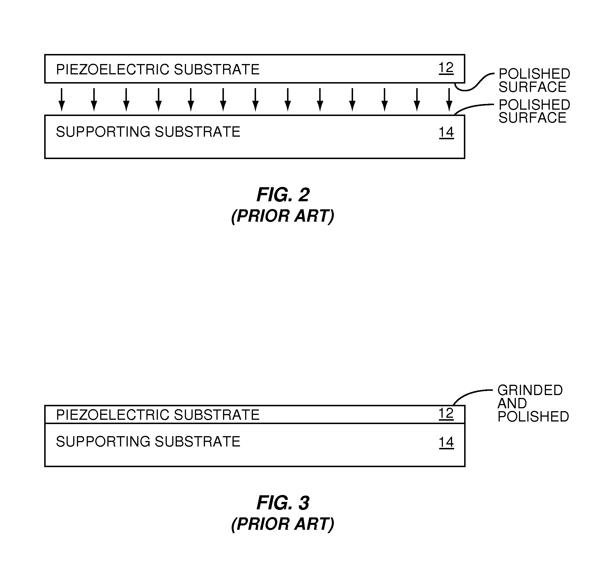 Method of manufacturing SAW device substrates