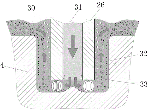 Synchronous compound machining method and special tool for micro-hole EDM-electrolysis in different regions