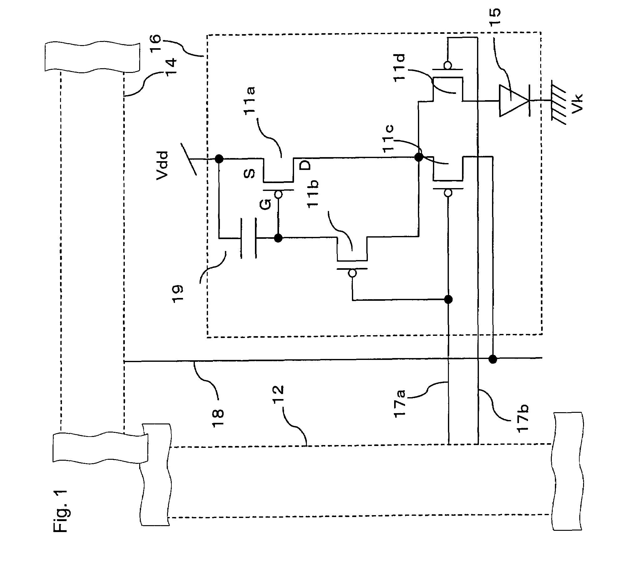 Circuit for driving self-luminous display device and method for driving the same