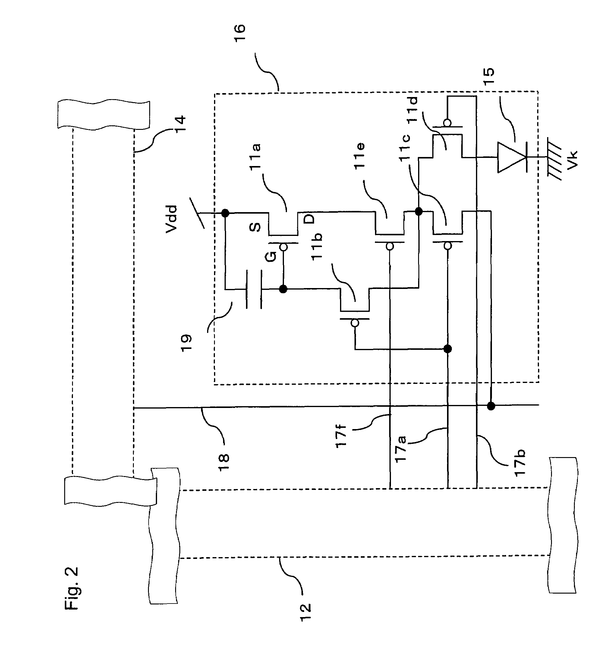 Circuit for driving self-luminous display device and method for driving the same