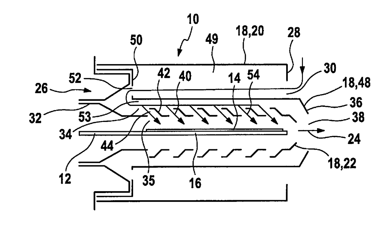 Sensor for detecting particles