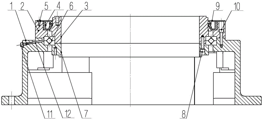 A multi-directional bearing sealed rotary shaft system for lidar scanning rotating mirror