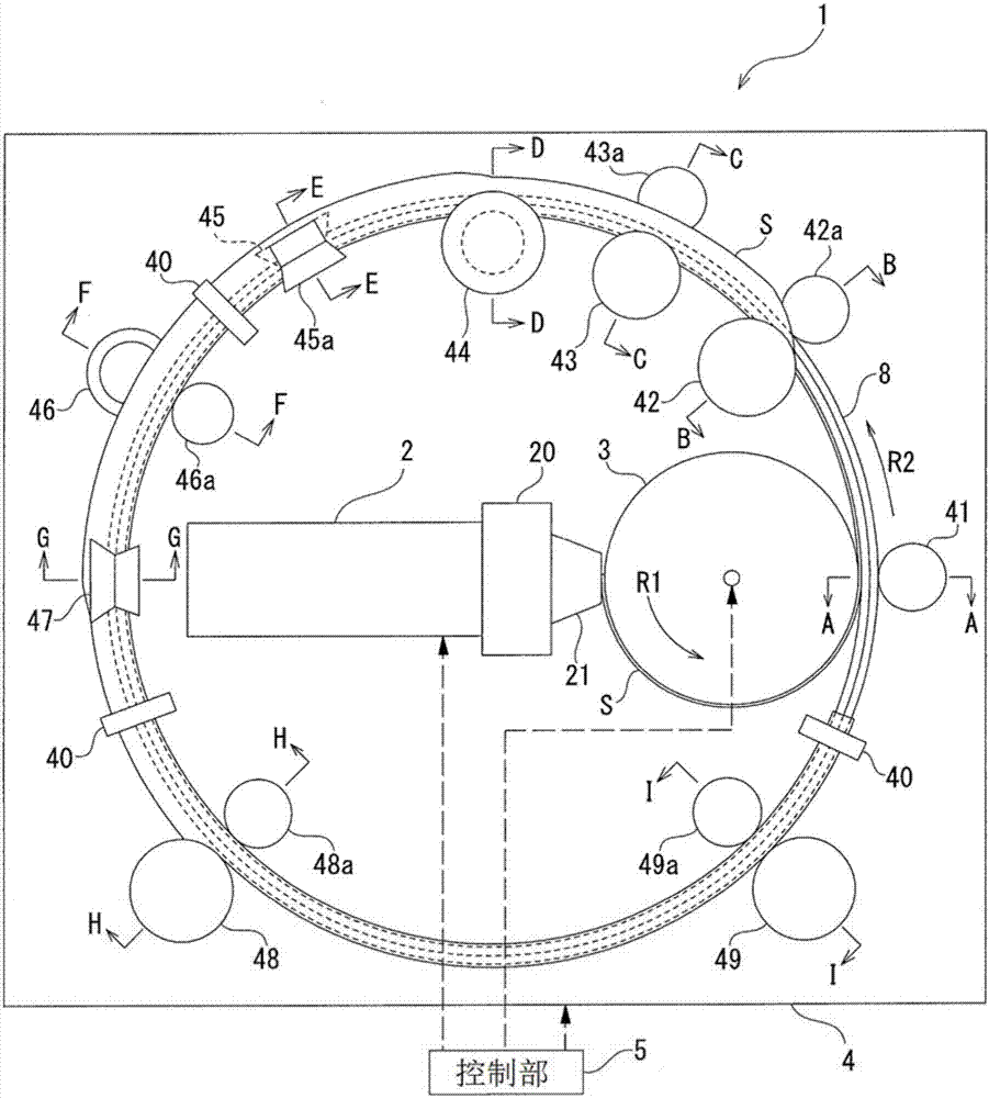 Bead core covering method and bead core covering device