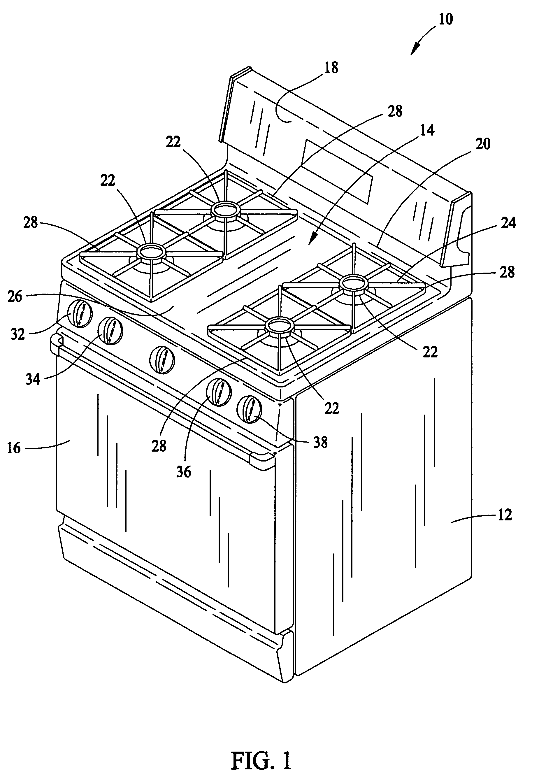 Dual stacked gas burner and a venturi for improving burner operation