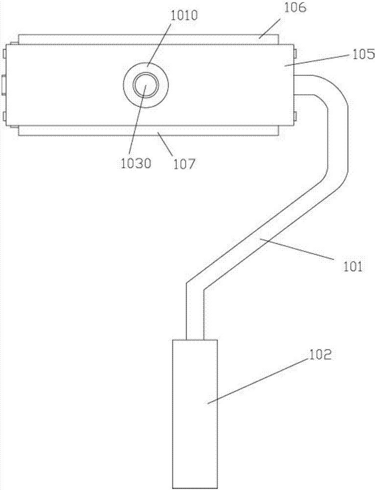 Automatic rolling brush device