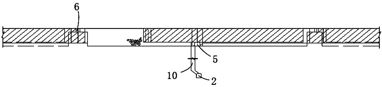 Approach open stope subsequent filling mining method for gently inclined medium-thick ore body