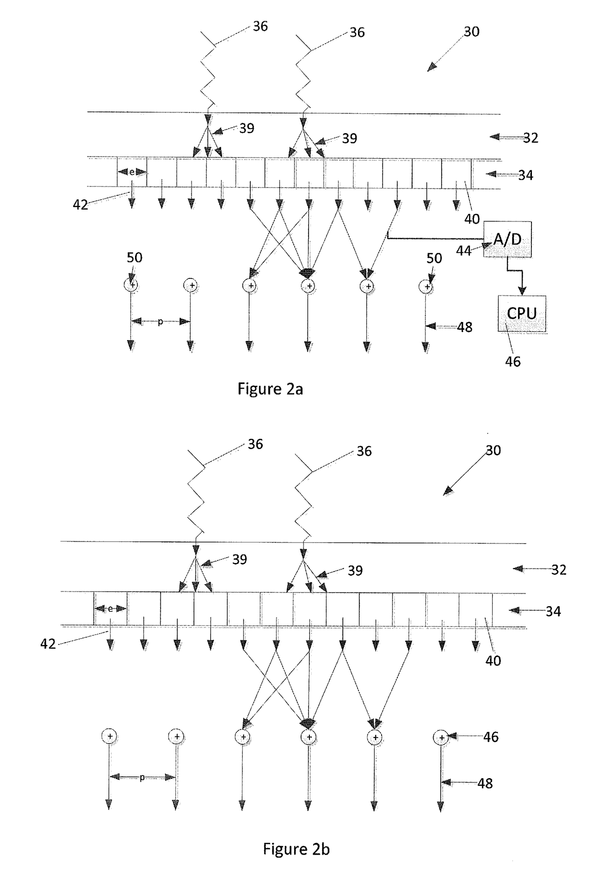 Method and apparatus for improved detective quantum efficiency in an x-ray detector