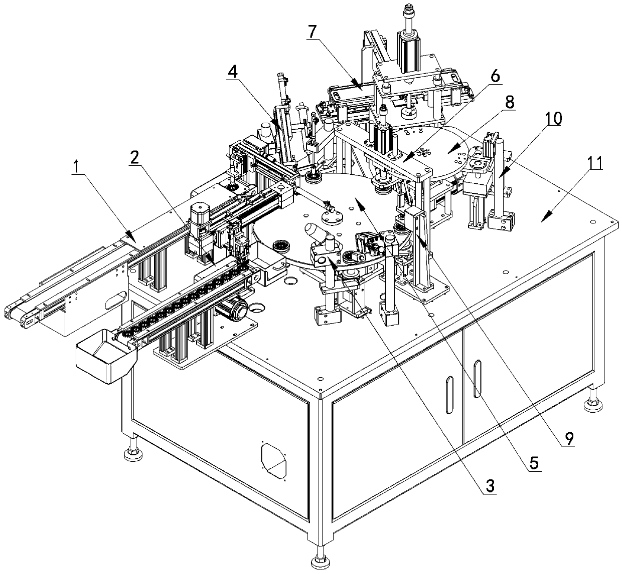 Fan coil magnetic machine and fan coil magnetic assembly method thereof