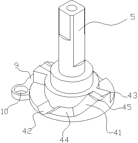 Turntable fast opening-closing press-cover pot