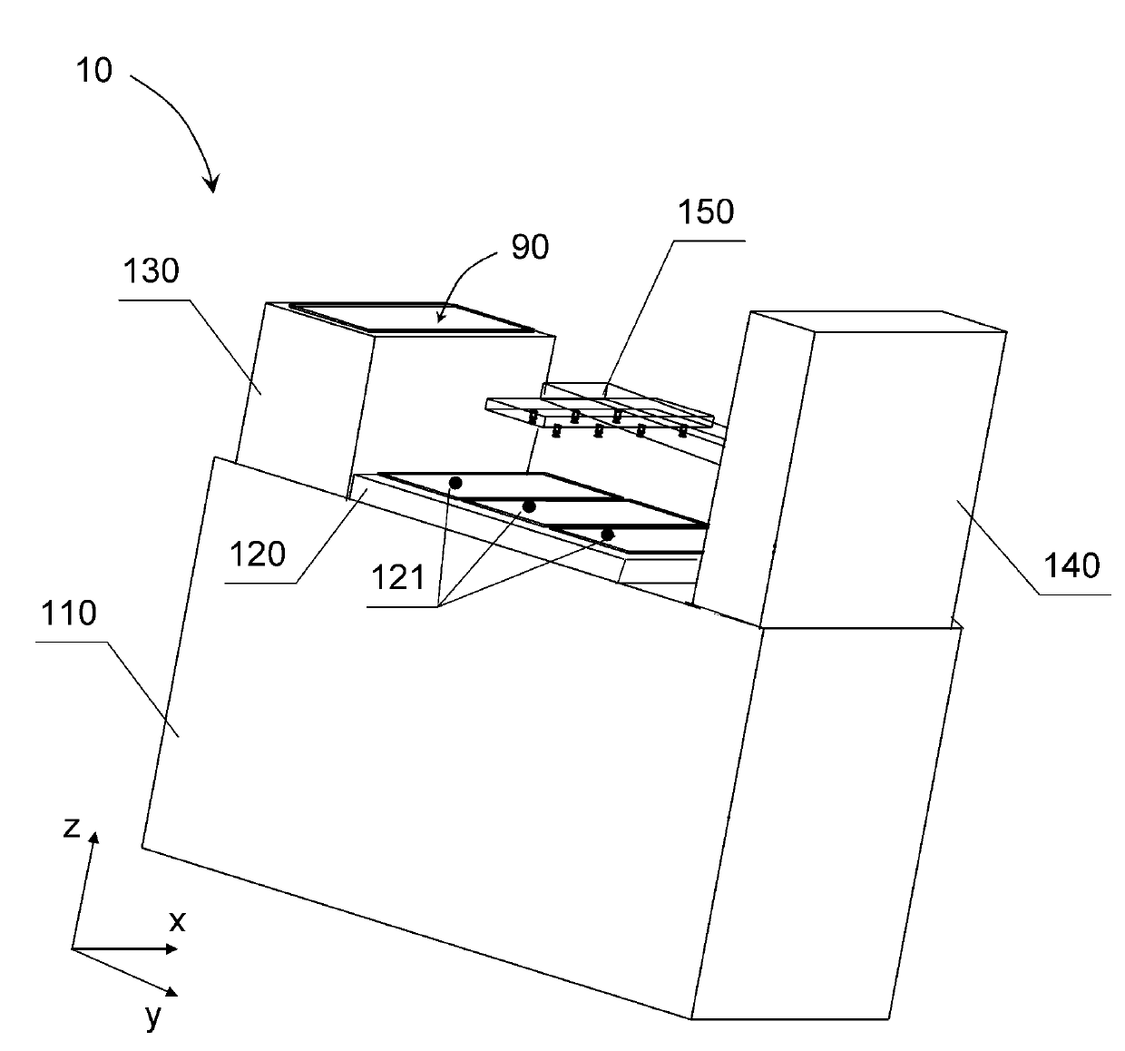 Feeding system of lead frame array