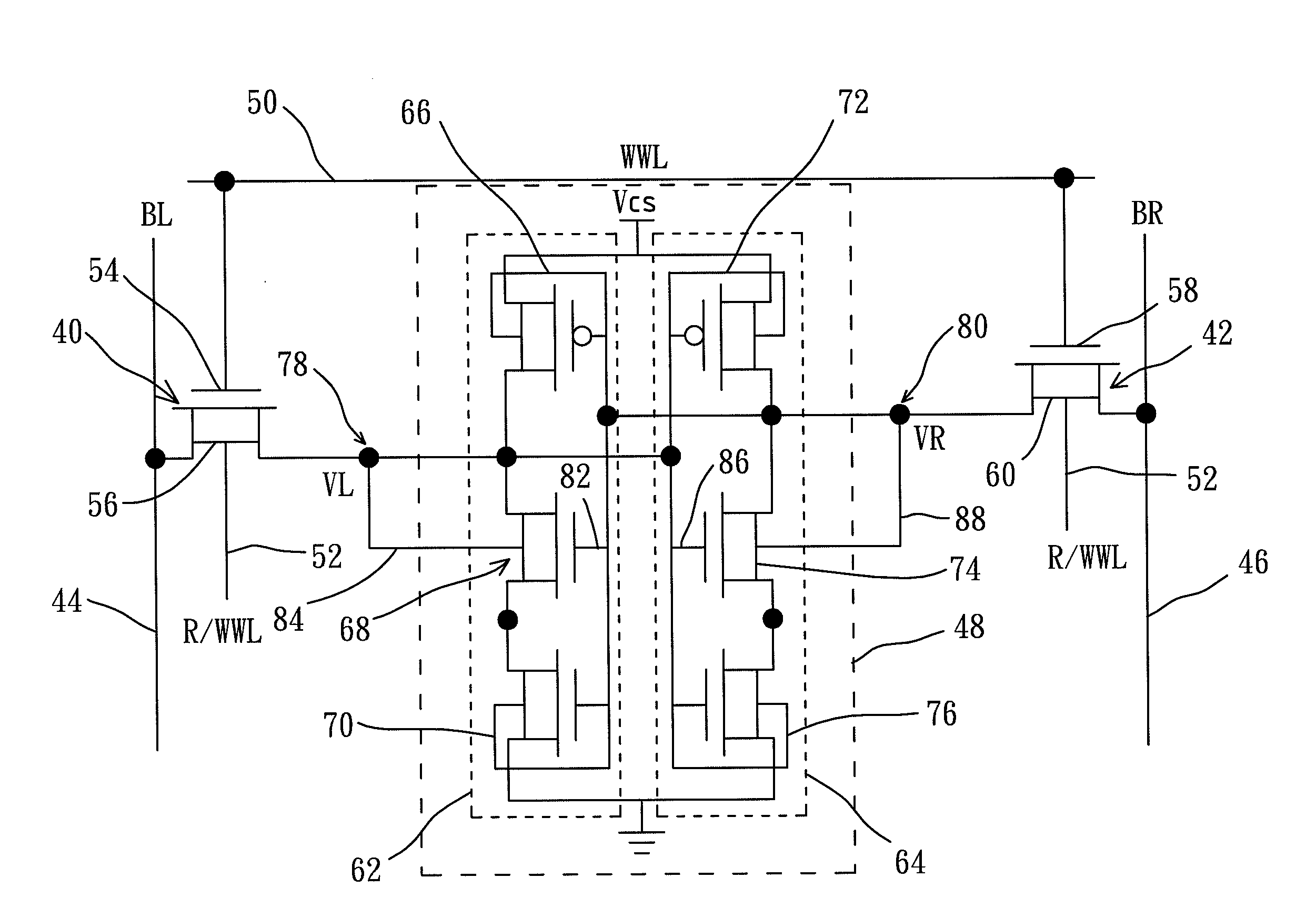 Schmitt trigger-based finfet SRAM cell