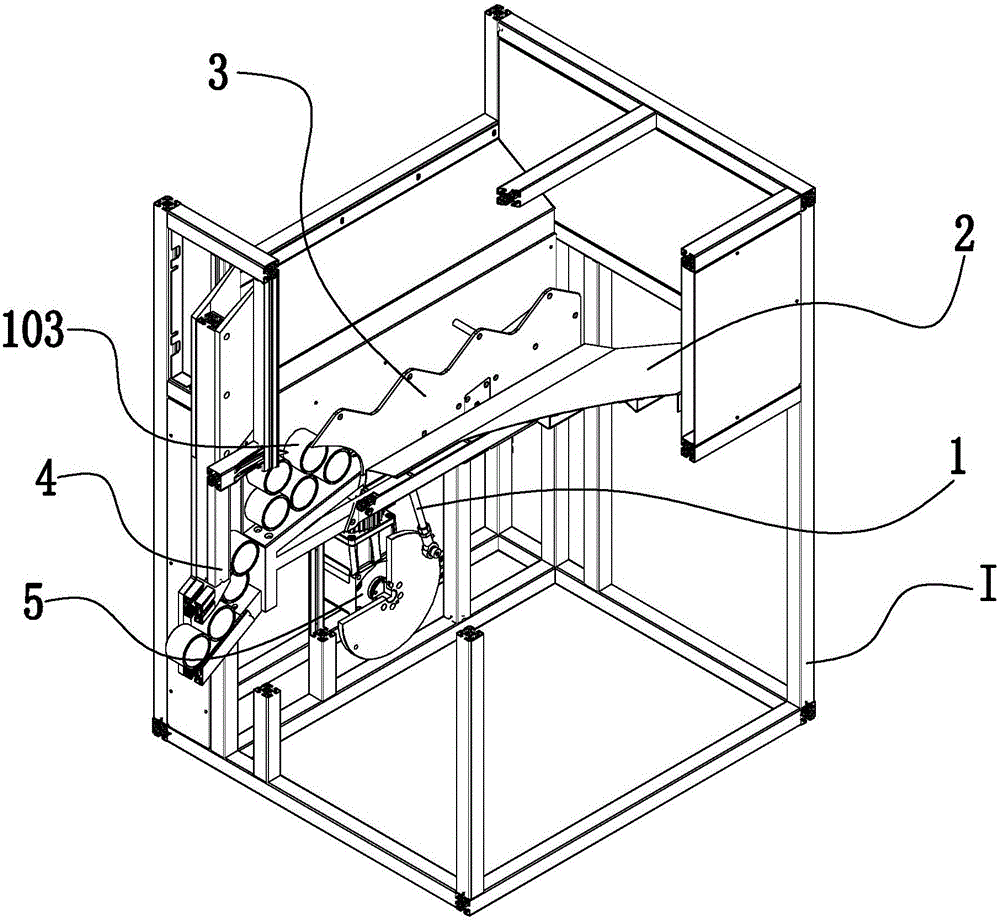 Automatic code spraying and stacking machine for spandex filament paper pipes and use method of automatic code spraying and stacking machine