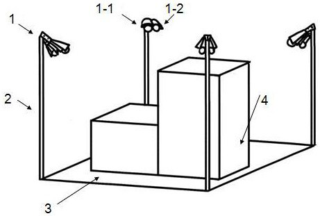 Construction safety monitoring method and device based on machine vision